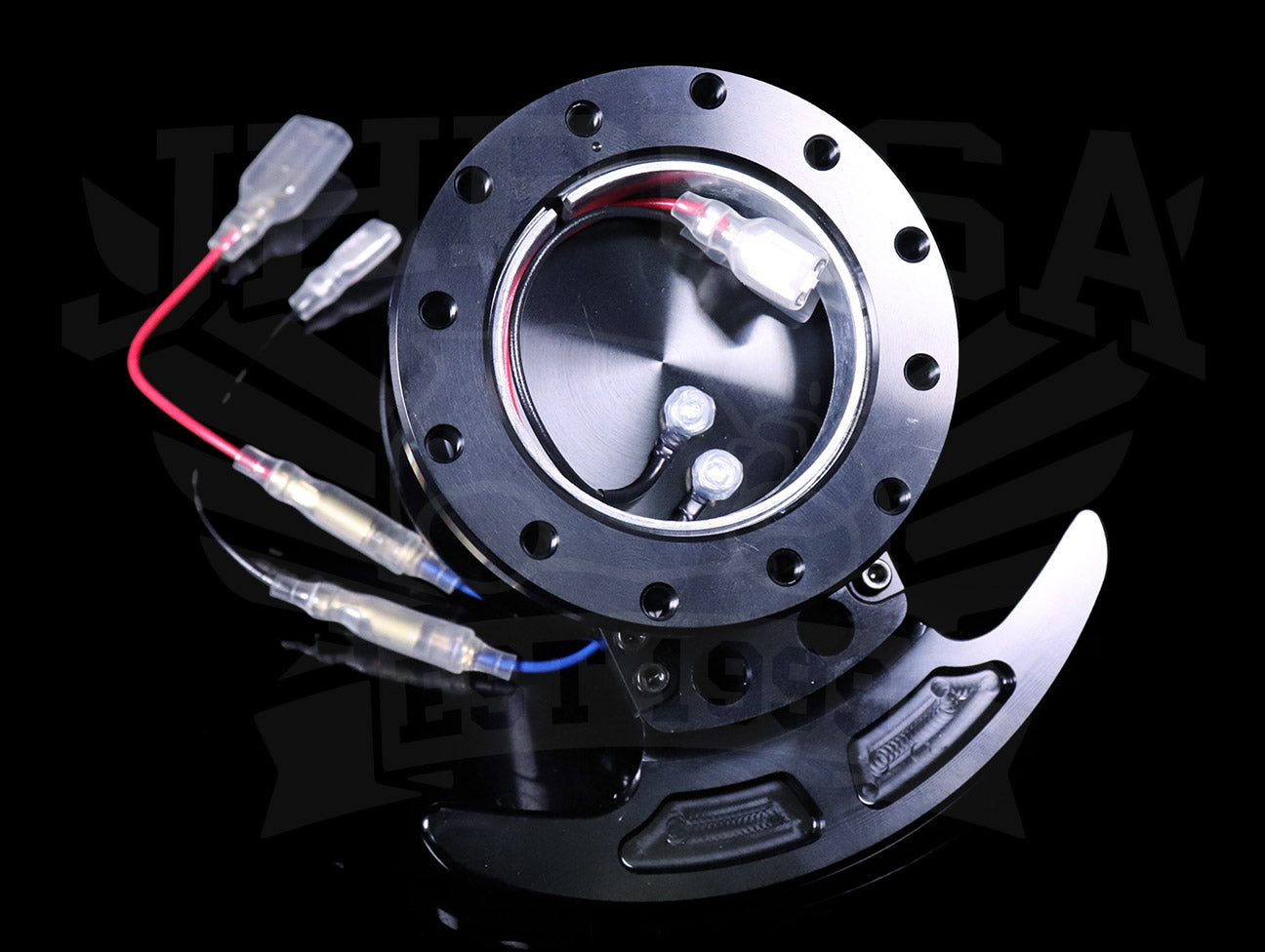 Works Bell Rapfix GTC Hybrid Black Pop-up Steering System