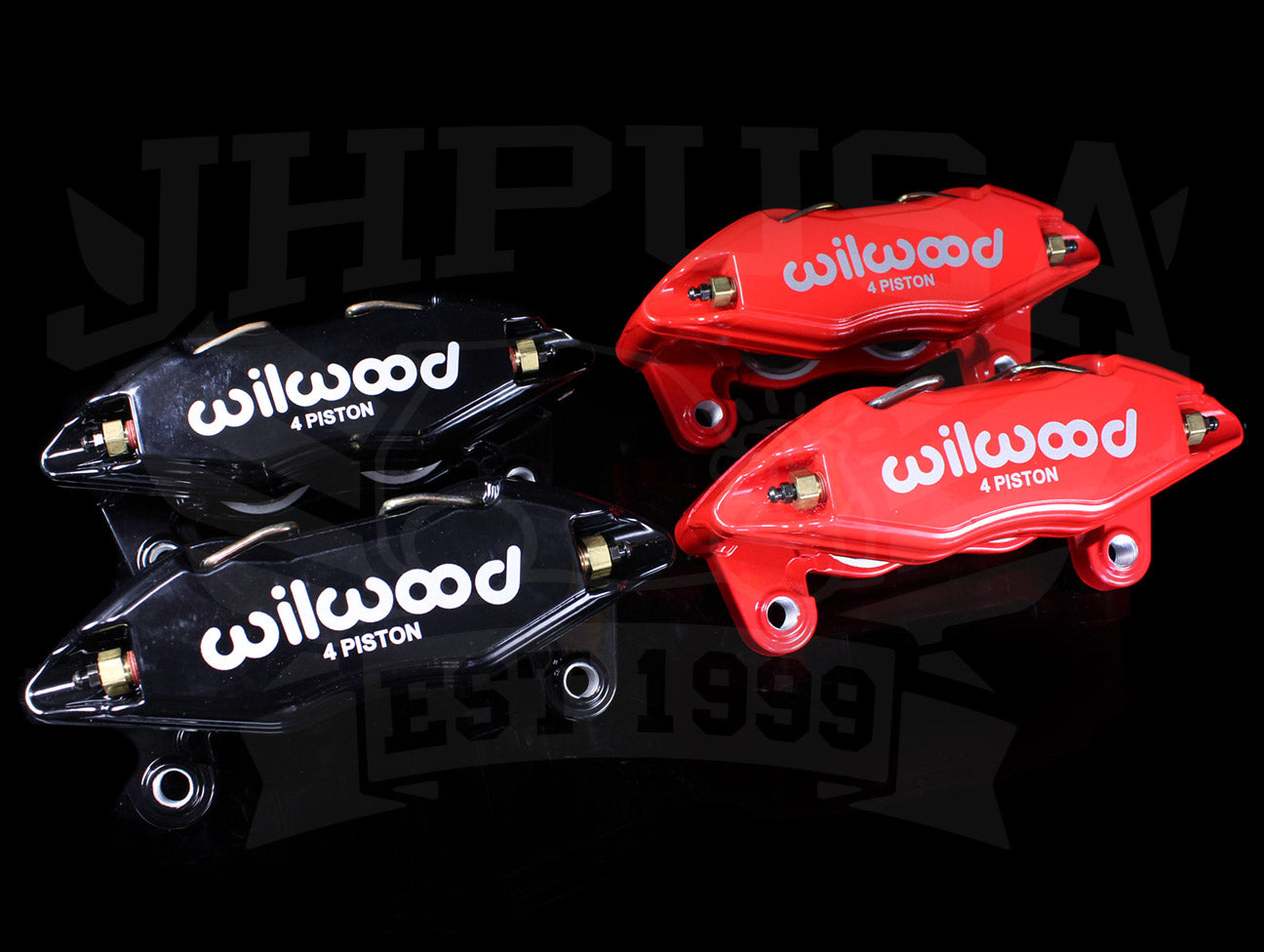 Wilwood étrier de frein avant forgé DPHA - Rouge pour Honda ✓ AKR